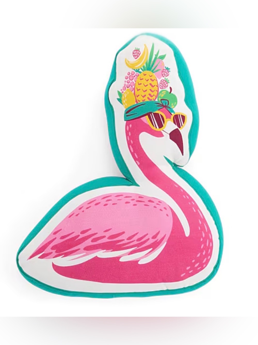 Flamingo Figural Throw Pillow Indoor/Outdoor Use